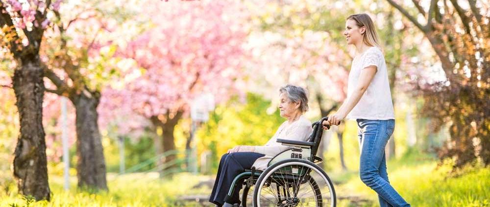 badante e carrozzina lecco